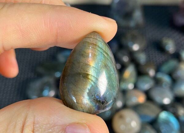 Necklace Pendant Drop Shape Labradorite