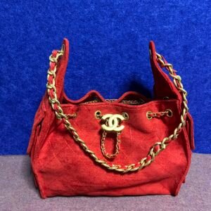 Chanel  bag in micro fabric Suede