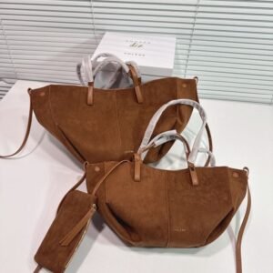 Polene bag in micro fibre suede