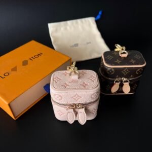LULU 3-in-1 Mini Coin Purse & Lipstick Holder Bag Charm