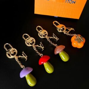 LULU Cute Mini Mushroom & Pumpkin Bag Charm