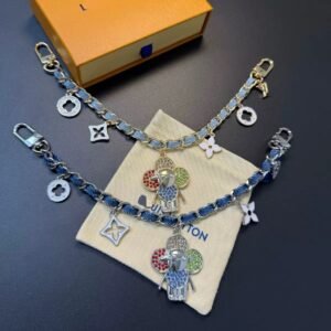 Lulu denim vivien chain charm